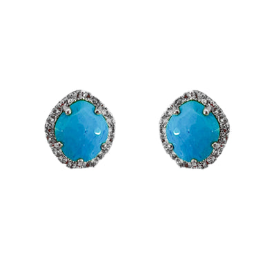 PANORAMA Earrings (1260) - Turquoise / SS