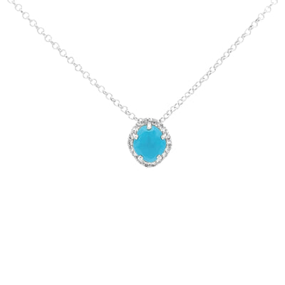 PANORAMA Necklace (1260) - Turquoise / SS