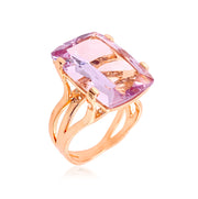 TRANSPARENZA Ring (0777) - Pink Amethyst