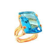TRANSPARENZA Ring (0777) - Blue Topaz