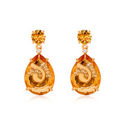 TRANSPARENZA Earrings (0839) - Citrine, Light Citrine