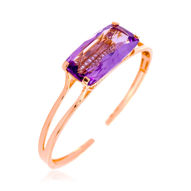 TRANSPARENZA Bracelet (0890) - Amethyst