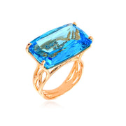 TRANSPARENZA Ring (1052) - Blue Topaz