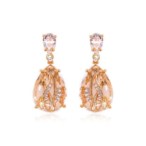 TRANSPARENZA Earrings (1052) - Crystal