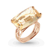 TRANSPARENZA Ring (1052) - Yellow Light Citrine