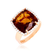 DEUX Ring (1145) - Whisky Citrine