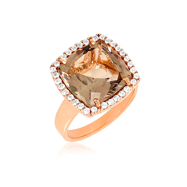 DEUX Ring (1145) - Smoky Quartz