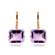 COLUNA Earrings (1156) - Amethyst
