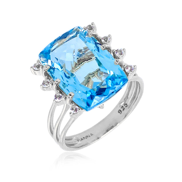 TRANSPARENZA Ring (0802) - Blue Topaz
