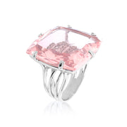TRANSPARENZA Ring (1052) - Rose Quartz