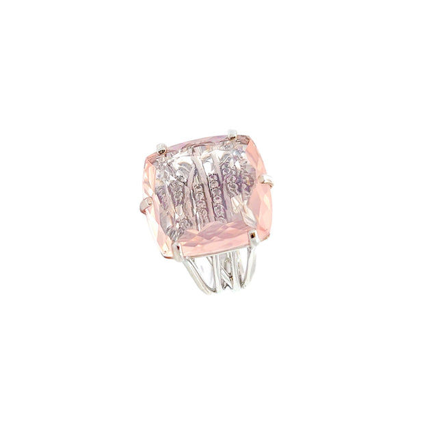 TRANSPARENZA Ring (1052) - Rose Quartz