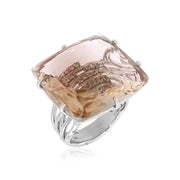 TRANSPARENZA Ring (1052) - Smoky Quartz