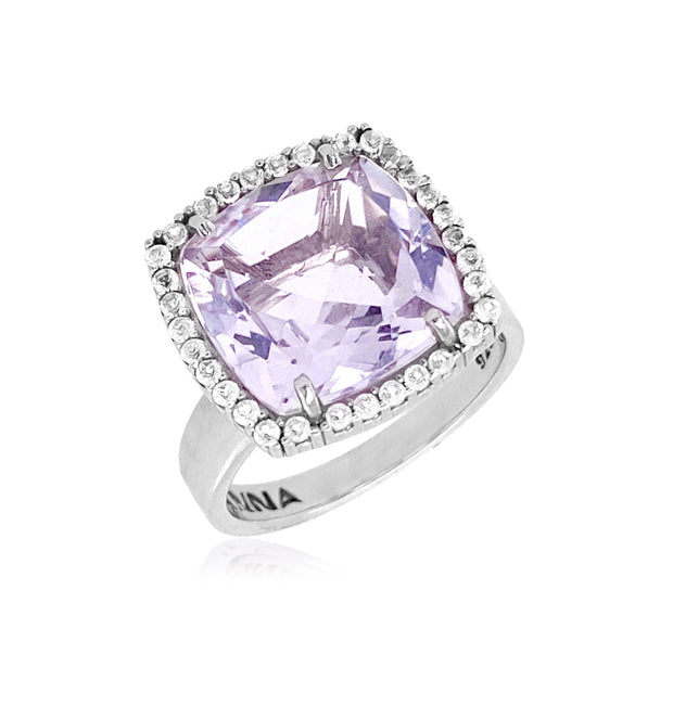 DEUX Ring (1145) - Pink Amethyst