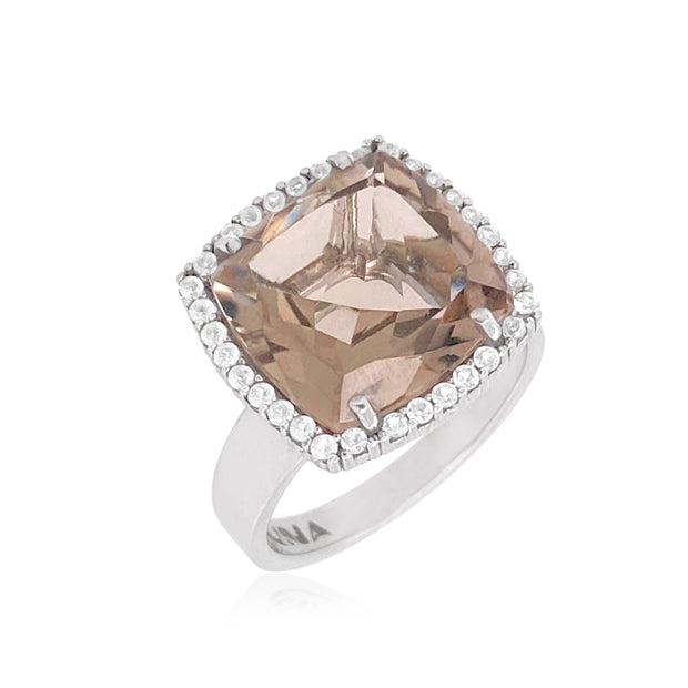 DEUX Ring (1145) - Smoky Quartz