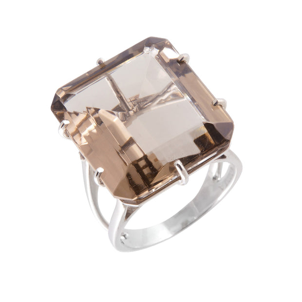COLUNA Ring (1156) - Smoky Quartz