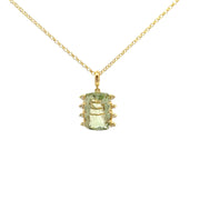 TRANSPARENZA Necklace (0802) - Prasiolite