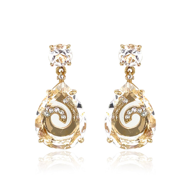 TRANSPARENZA Earrings (0839) - Crystal