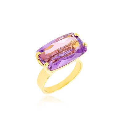 TRANSPARENZA Ring (0890) - Amethyst