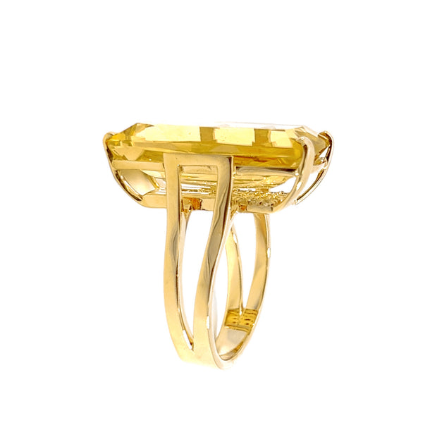 TRANSPARENZA Ring (0890) - Yellow Light Citrine