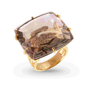 TRANSPARENZA Ring (1052) - Smoky Quartz