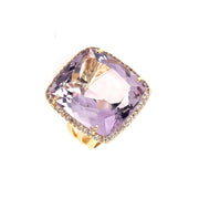 ECLECTIC Ring (1134) - Pink Amethyst / YG