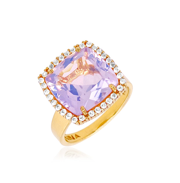 DEUX Ring (1145) - Lilac Opal Amethyst