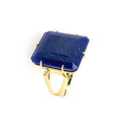 COLUNA Ring (1156) - Navy Blue Quartz