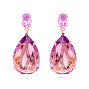 TRANSPARENZA Earrings (0777) - Pink Amethyst