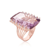 TRANSPARENZA Ring (0802) - Pink Amethyst