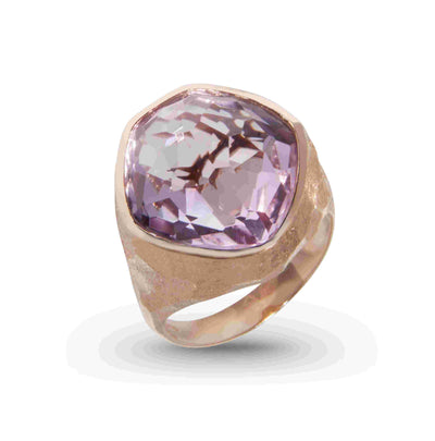PANORAMA Ring (1260) - Pink Amethyst / RG