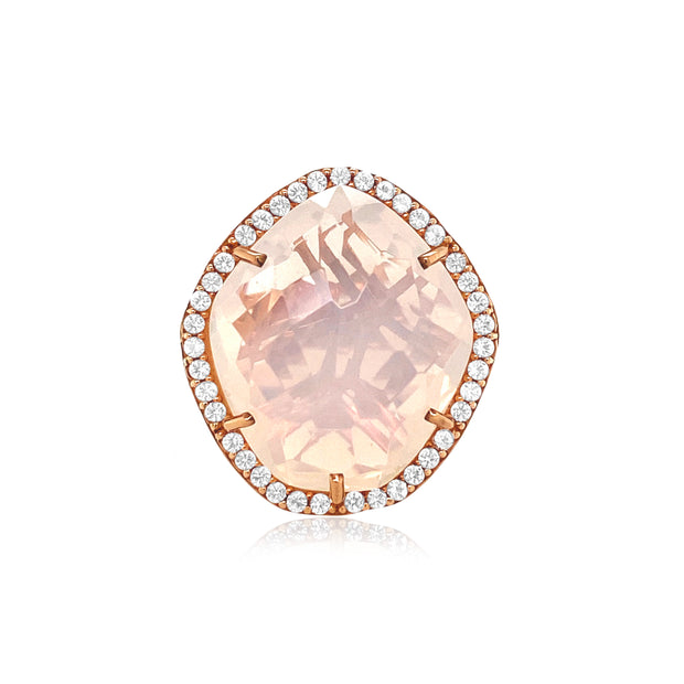 PANORAMA Ring (1260) - Opal Quartz / RG