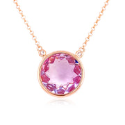 SIGNATURE Necklace (1287) - Pink Amethyst / RG
