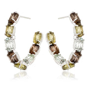 VILLA RICA Earrings - Mix Gemstones / SS