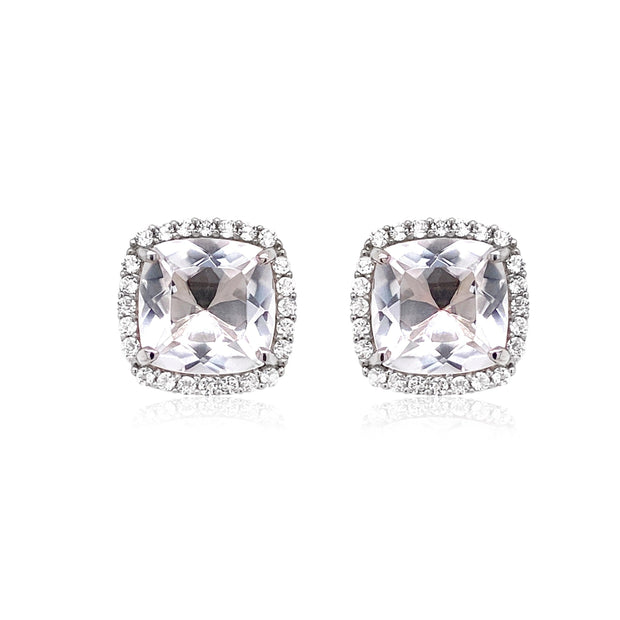 DEUX Earrings (1145) - Crystal  /  SS