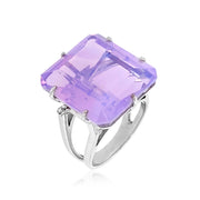 COLUNA Ring (1156) - Lilac Opal Amethyst / SS
