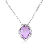 PANORAMA Necklace (1260) - Pink Amethyst / SS