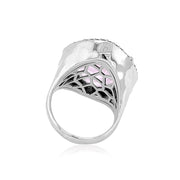 PANORAMA Ring (1260) - Pink Amethyst / SS
