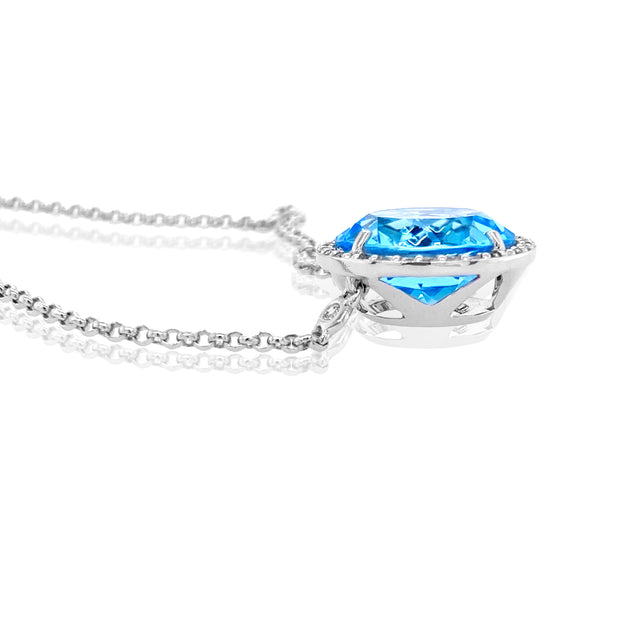 SIGNATURE Bracelet (1287) - Blue Topaz / SS
