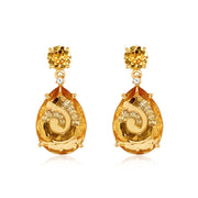 TRANSPARENZA Earrings (0839) - Citrine, Light Citrine