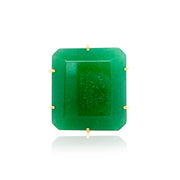 COLUNA Ring (1156) - Green Quartz / YG