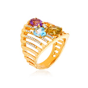 VILLA RICA Ring (1213) - Mixed Gemstones / YG