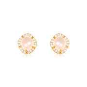 PANORAMA Earrings (1260) - Opal Quartz / YG