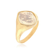 PANORAMA Ring (1260) -  Opal Quartz / YG