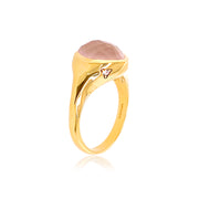 PANORAMA Ring (1260) -  Rose Quartz / YG