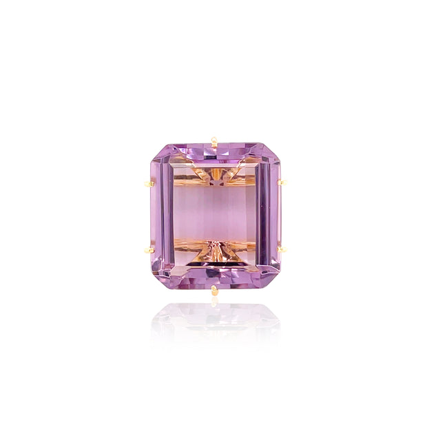 COLUNA Ring (1156) - Pink Amethyst / YG