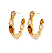 VILLA RICA Earrings - Mix Gemstones / YG